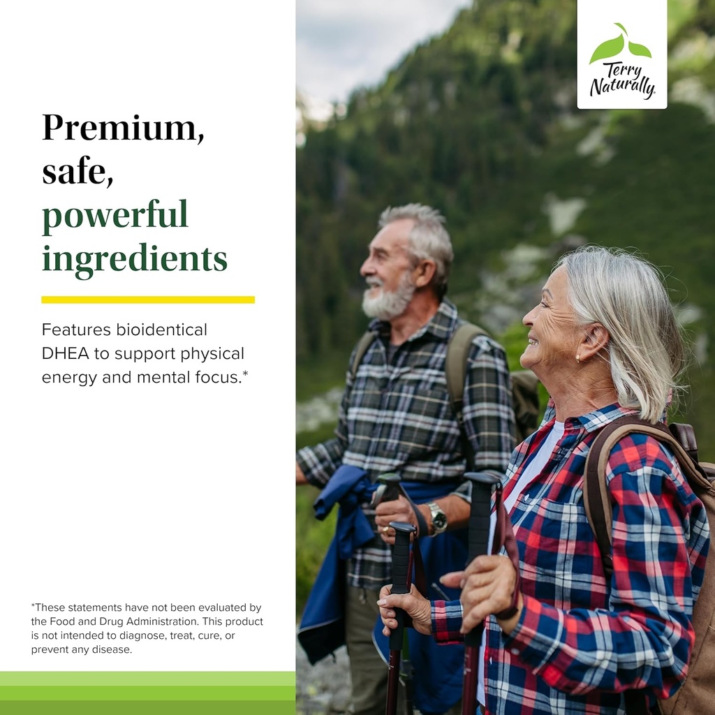 Terry Naturally Adrenaplex - Adrenal Gland Function Supplement - Glandular Support with Vitamins C & B6 - Dietary Supplement to Support Healthy Adrenal Function - 120 Capsules 6