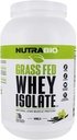 NutraBio Grass Fed Whey Isolate Protein Powder - 25G of Protein Per Scoop - Sugar Free Natural Lean Muscle Protein Supplement - Vanilla - 2 Pounds, 29 Servings 2
