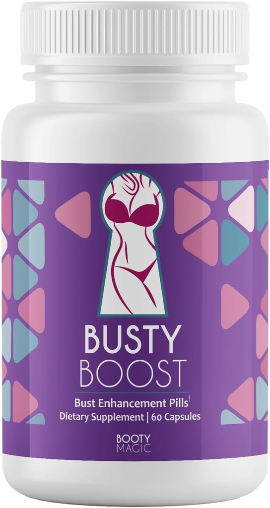 Busty Boost Breast Enhancement Pills - Enhancement & Enlargement Pills for Bigger Boobs & Growth. Natural Fenugreek, Saw Palmetto & Maca Formula. Fuller, Firmer Breasts in 1-2 Months – Made in USA 2