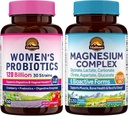 Vitalitown Probiotic + Magnesium Bundle (Pack of 2) | Women's Probiotics (Item 1) & Magnesium Complex (Item 2) | 30 Probiotic Capsules & 120 Magnesium Capsules 2