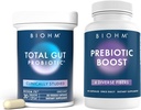 BIOHM Probiotic and Prebiotic Fiber Bundle, Combines Dietary Fiber and Digestive Enzymes for Advanced Gut Health, Non-GMO, Vegetarian, No Artificial Ingredients, 30 Servings Each 2