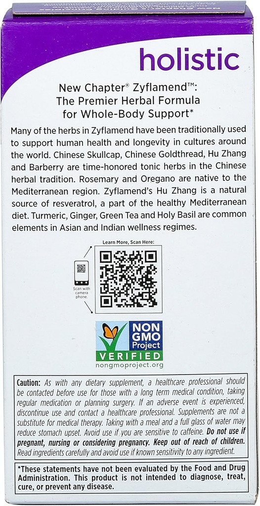 New Chapter Zyflamend Whole Body - 120 ct 5