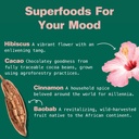 Kuli Kuli Mood Magic 6 oz Organic Uplifting Superfood Powder - Powerful Blend of Maca, Baobab, Hibiscus, and Cinnamon - Superfood powder blend for Mood, Stress Reduction, Cognitive Function 6