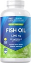 Rite Aid Fish Oil 1000mg, 365 Softgels - Natural Lemon Flavor, with EPA and DHA, Supports Heart, Brain and Vision Health 2