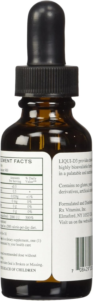 Rx Vitamins Liqui-d3 2000 Iu, 1 Fl Oz (Pack of 1) 4