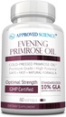 Approved Science Evening Primrose Oil - Maximum Strength - Cold Pressed - 10% GLA - Hormonal Balance, Skin and Heart Health - 60 Softgels - All Natural 2