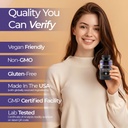 Bucklebury Magnesium Glycinate Capsules with L-Theanine 350mg - Advanced Formula for Stress Relief, Muscle & Bone Health Support - Magnesium Glycinate Supplements for Women & Men - Vegan 90 Count 4