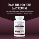 Approved Science Evening Primrose Oil - Maximum Strength - Cold Pressed - 10% GLA - Hormonal Balance, Skin and Heart Health - 60 Softgels - All Natural 6