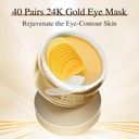 Under Eye Patches, 40 Pairs 24K Gold Eye Masks with Collagen, Eye Patches for Puffy Eyes, Dark Circles & Wrinkles, Under Eye Masks for Skin Care Set, Gel Pads Spa Gifts for Women & Men 3