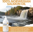 Salmon Oil for Dogs and Cats, 32 oz - Omega-Rich Supplement for Healthy Skin & Coat, Joint & Immune Support - All-Natural Fish Oil Liquid - Premium Pet Care, Made in USA 6