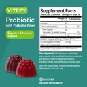 VITEEY Probiotic Gummies with Prebiotics – Gut Health Supplements for Digestive Health – 2 Billion CFUs – Vegan, Gluten-Free – 120 Count 5