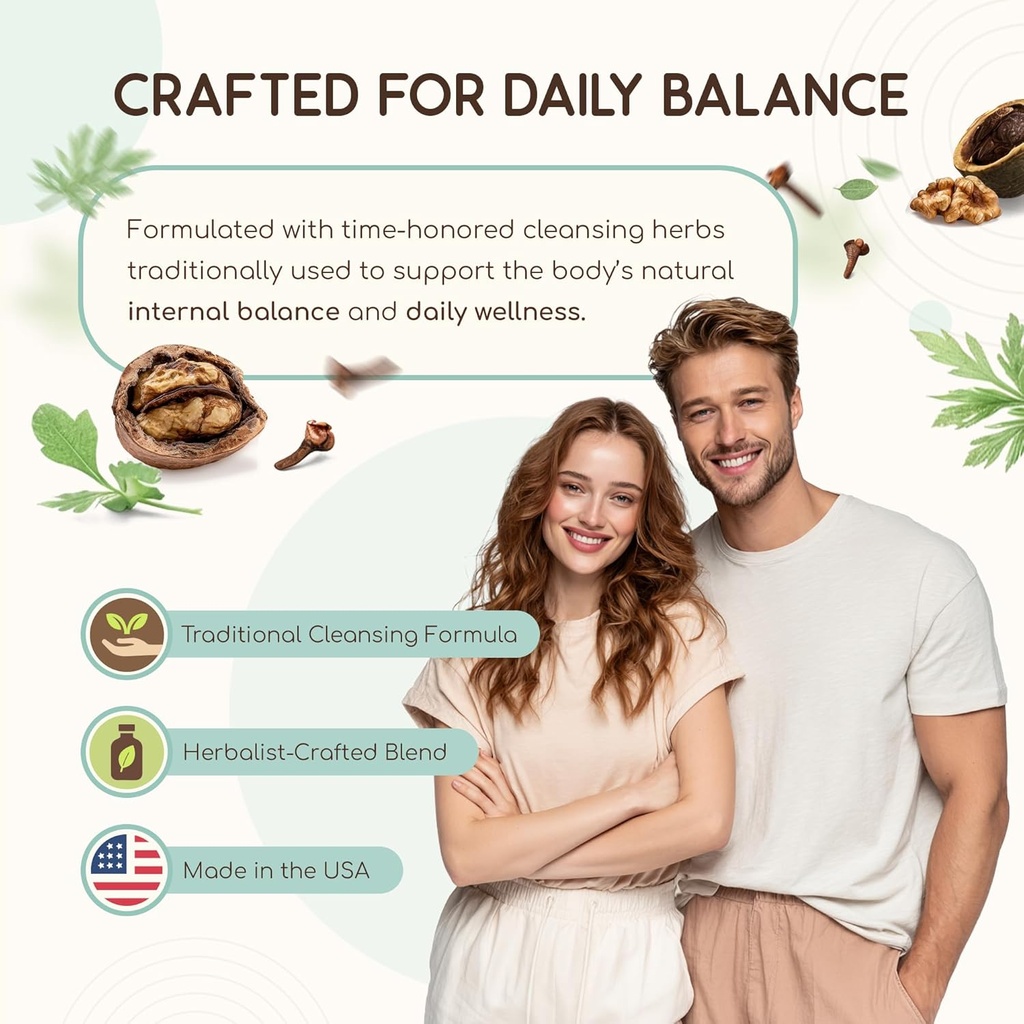 HerbEra Herbal Cleanse Organic Alcohol-Free Tincture | Detox and Cleanse Formula, Extract Supplement | Organic Wormwood Herb, Black Walnut Hull, Cloves Flower Buds | Purge Extract (4 fl oz) 4