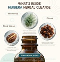 HerbEra Herbal Cleanse Organic Alcohol-Free Tincture | Detox and Cleanse Formula, Extract Supplement | Organic Wormwood Herb, Black Walnut Hull, Cloves Flower Buds | Purge Extract (4 fl oz) 5
