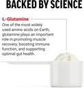 FORCE FACTOR L-Glutamine Powder for Post Workout Recovery, Muscle Recovery, Healthy Muscle Function, and Immunity, 5000mg/5g Glutamine Supplement, Vegan, Non-GMO, 60 Servings 4
