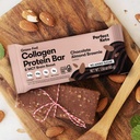 Perfect Keto Bars - The Cleanest Keto Snacks with Collagen and MCT. No Added Sugar, Keto Diet Friendly - 3g Net Carbs, 19g Fat, 10g protein - Diet Food Dessert (Almond Butter Brownie, 12 Bars) 3
