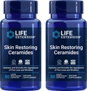 Life Extension Skin Restoring Ceramides, 50 Liquid Veg Caps (Pack of 2) - Non-GMO, Vegetarian Phytoceramide Supplement 2