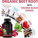 Organic Beet Root Powder 1350mg with Black Pepper-Nitric Oxide Booster, Digestive System, Athletic Performance-120 Tablets,675mg of Organic Beet Powder per Tablet 4