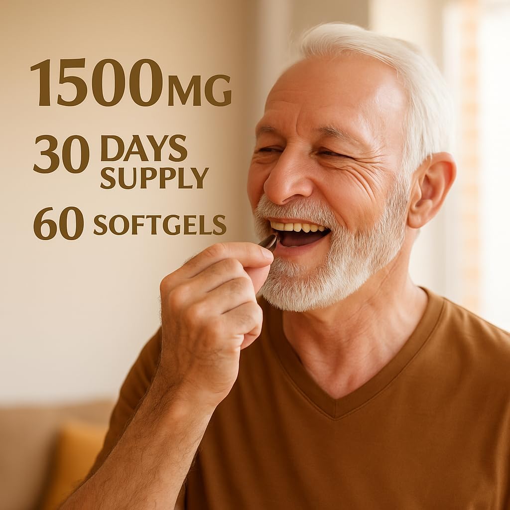 1500 MG Liposomal NAD+, 98%+ Absorption, NAD+ Supplement for Women & Men with TMG, for Aging Defense, Cellular Energy, Heart & Brain Function, Longevity, 360 Softgels 6