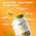 NYO3 Lutein & Zeaxanthin 40mg with Blueberry, 30 Softgels Eyes Vitamins and Mineral Supplement– Eye $ Vision Health | Antioxidant Support 5