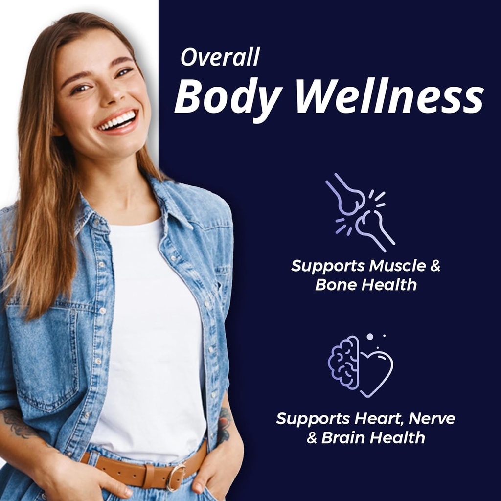 WOW Supplements Magnesium 400 mg Complex - Supplement for Men and Women - Citrate, Aspartate & Magnesium Oxide 400mg - 180 Capsules 4