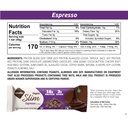 Nugo Slim Dark Chocolate Espresso, 16g Vegan Protein, 3g Sugar, 7g Fiber, Low Net Carb, Keto Friendly, Gluten Free, 24 Count 3