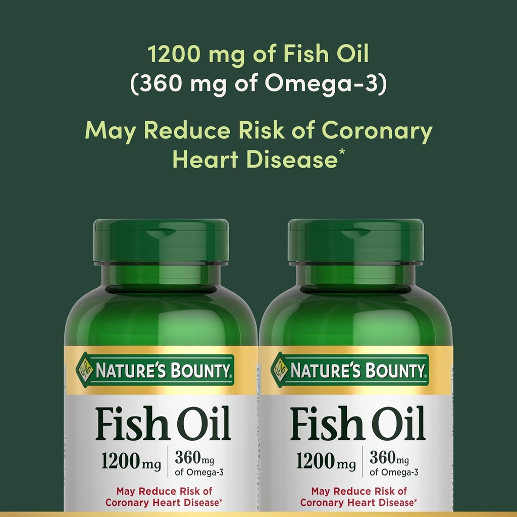 Natureís Bounty Fish Oil, 360 Count (Pack of Two) 4