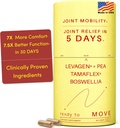 MOVE Fast Acting Joint Supplements | Tamaflex® Turmeric & Tamarind, Levagen®+ PEA Palmitoylethanolamide, Boswellia Serrata, Bioperine® Black Pepper Extract | Joint Support & Mobility | 60 Vegan Caps 2
