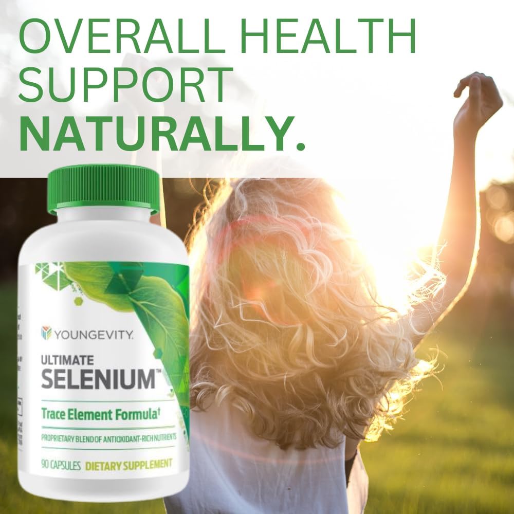 Youngevity Ultimate Selenium + Cofactors - Essential Mineral Supplement for Immune Support, Antioxidant Defense, Thyroid Function, and Cellular Health (I-selenomethionine) - (90 Capsules) 4