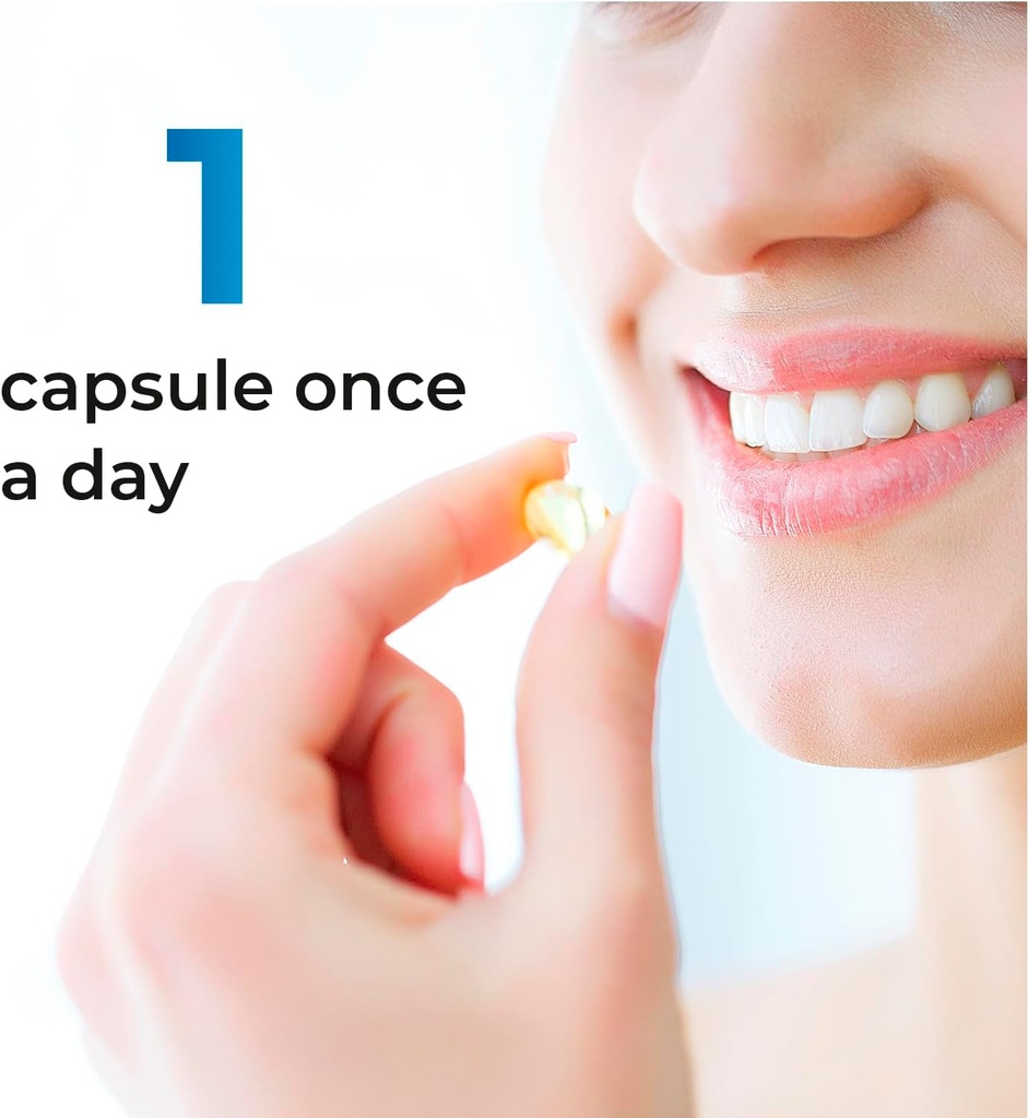 CoQ10 60 Capsules coq10 200mg ubiquinol Supports Cell, Circulatory Health, Energy Production and Antioxidant Support for Heart Health- Made in USA - Vegan, Non-GMO, Gluten Free 4