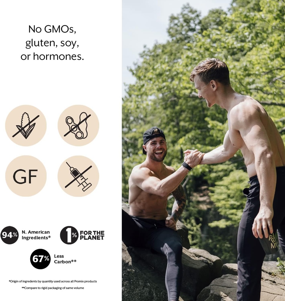 ProMix Nutrition Whey Protein Isolate Powder, Chocolate - Grass-Fed - ­Post Workout Fitness & Nutrition Shakes, Smoothies & Cooking Recipes - Gluten-Free & Keto-Friendly - 2.5 Pound (Pack of 1) 6