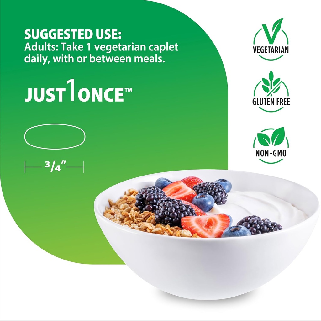 Rainbow Light Mens One Multivitamin, Men's Daily Multivitamin Provides High-Potency Immune Support, with Vitamin C, Vitamin D and Zinc, Vegetarian, 120 Count 5