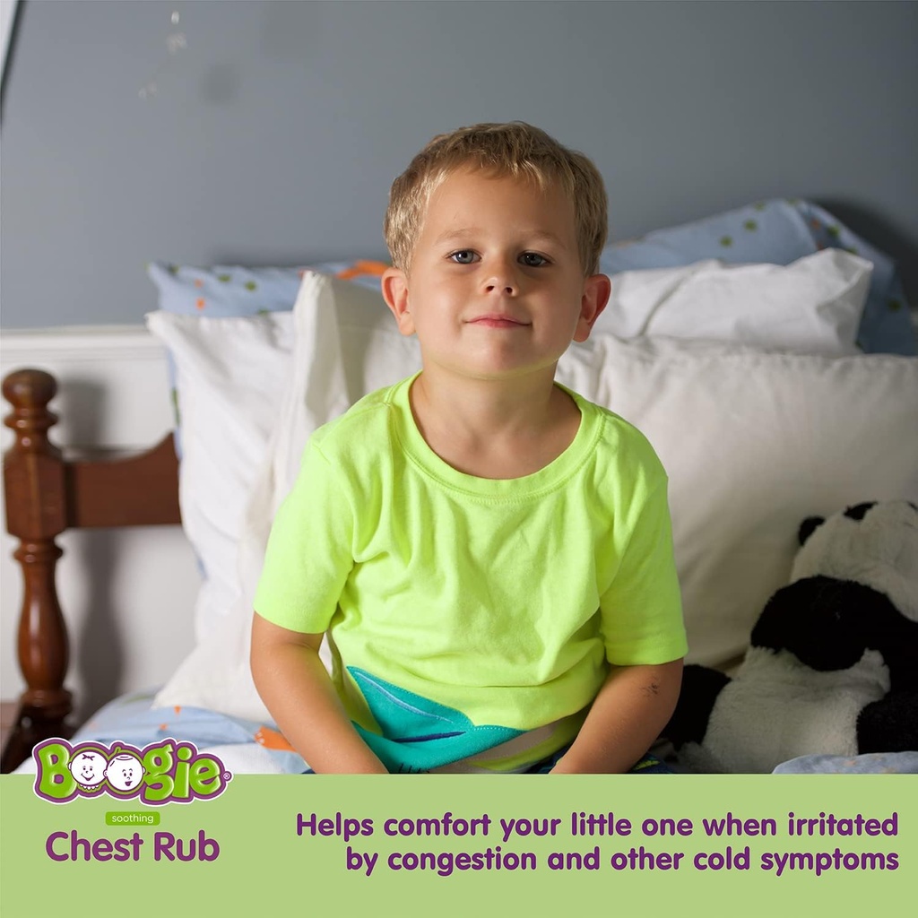 Boogie Chest Rub Stick for Soothing Relief, Petroleum-Free, USDA Organic, Naturally Derived, Soothing Eucalyptus and Lavender, 0.49 oz (Pack of 1) 4