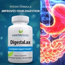 DigestaLax Increase Nutrition & Constipation Support - Helps Improve Easy Digestion & Natural Colon Absorption + Gas, Bloating, and Cramping Relief, Calcium Blend for Gut Health, 60 Veggie Capsules 4