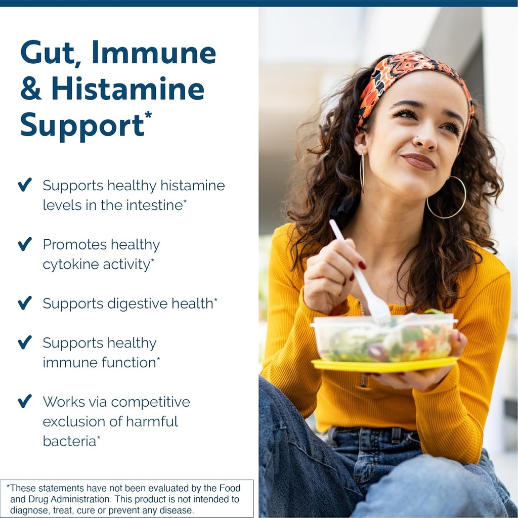 Researched Nutritionals Mast Cell Support Duo - HistaQuel to Supports Normal Histamine Production (120 Capsules) & Multi-Biome Multi Strain Probiotic for Immune & Histamine Support (30 Capsules) 5