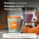 OM MUSHROOM SUPERFOOD Master Blend Plant-Based Protein Powder (Resealable Bag (16 Servings), Unflavored Protein) 6