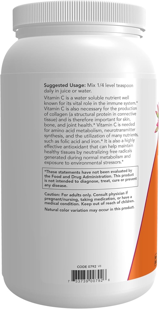 NOW Foods Supplements, Vitamin C Crystals (Ascorbic Acid), Antioxidant Protection*, 3-Pound 4