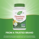Nature's Way Damiana Leaves, Traditional Libido Support*, 600 mg per 2-Capsule Serving, Non-GMO Project Verified, Vegan, 100 Capsules (Packaging May Vary) 5