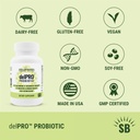 Stellar Biotics - Delpro Probiotic (+ Del-Immune V & Prebiotic Blend) Promotes Optimal Gut Health, Digestion, Immune Support & Mood (60 Capsules) 3