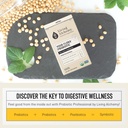 Living Alchemy Gut Health Supplements for Men & Women - Your Flora Probiotic Professional Digestion Supplement with Fermented Soybean, Prebiotics, Digestive Enzyme - Vegan, Non-GMO, 60 Pcs 3