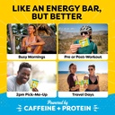 Quantum Energy Square: Energy Bar with Caffeine & 10g Protein. Delicious Healthy Snack On The Go. (Vegan, Gluten-free, Soy-free, Dairy-free) (Variety 8-Pack) 4