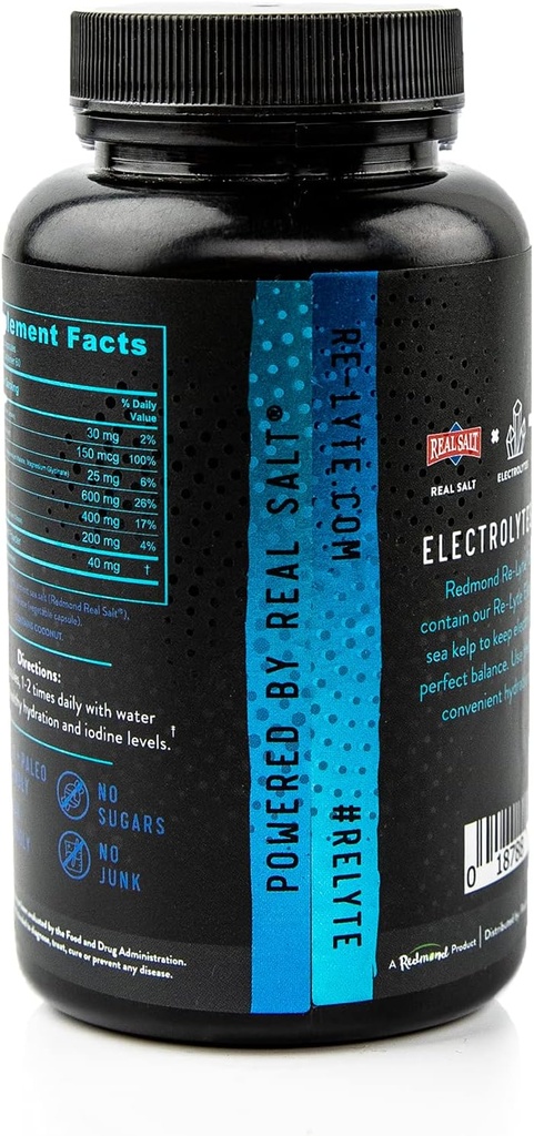 REDMOND Re-Lyte Hydration Plus Capsules, 120 Count 5
