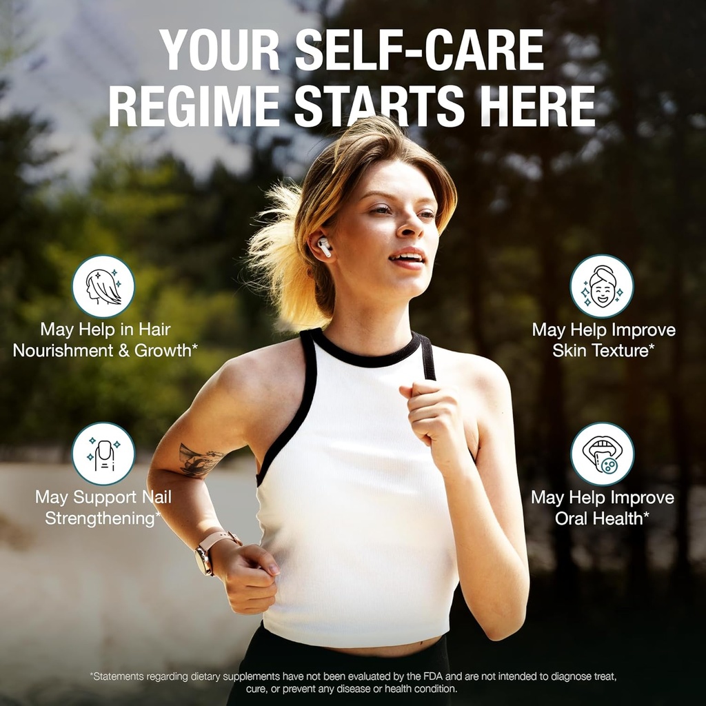 Pure By Nature Collagen Gummies for Women & Men, Sugar-Free Collagen Gummy for Natural Collagen Production, Hair, Skin & Nails Support, Pectin Supplements Chews (60 Count) 5