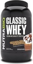 NutraBio Classic Whey Protein Powder- 25G of Protein Per Scoop - No Fillers, Artificial Colors, Preservatives - Chocolate Milkshake, 2 Pounds 2