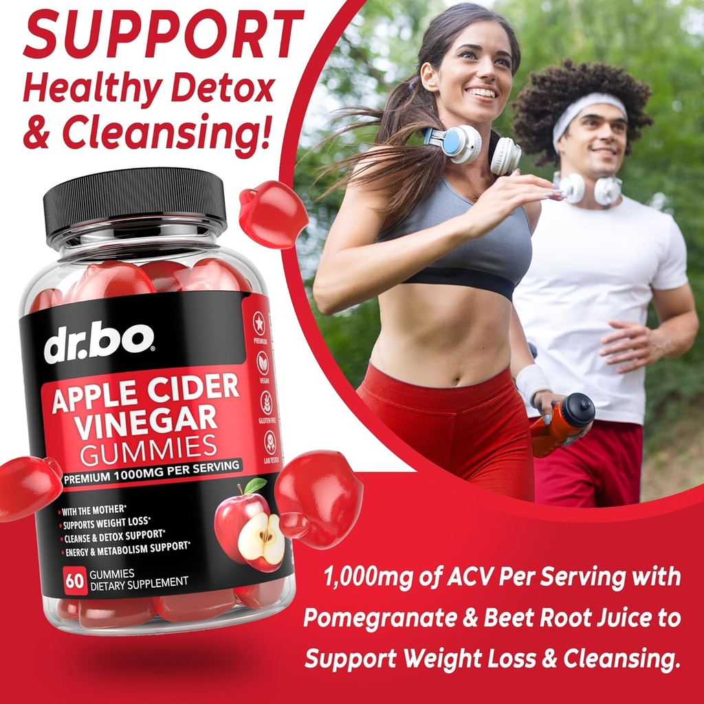 ACV Gummies & Liver Kidney Cleanse - 1000MG Apple Cider Vinegar Gummies & Liver Cleanse Kidney Detox Capsules for Digestion, Gut Health, Cleansing, Detox, Flushing & Metabolism 3
