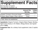 Brieofood Organic Turmeric with Black Pepper 1500mg, 45 Servings, Vegetarian, Gluten Free, 90 Vegetarian Tablets 4