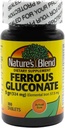 Nature's Blend Ferrous Gluconate Tablets, 100 Count 2