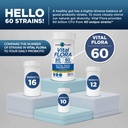 Vital Planet - Vital Flora Ultra Daily Probiotic 60 Billion CFU, 60 Diverse Strains, 7 Organic Prebiotics, Immune Support, Digestive Health Shelf Stable Probiotics for Women and Men 30 Capsules 5