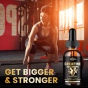 Creatine HCL Liquid Drops for Men & Women, 1500mg Liquid Creatine Hydrochloride, High Absorption, 2 Fl Oz Orange Flavor 6