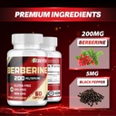 Berberine HCL Supplement 2000mg - Supports Immune System, Cardiovascular Health - Non GMO | Gluten Free 6