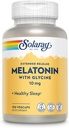 SOLARAY Melatonin 10mg with Glycine - Extended Release, Healthy Sleep Aid and Calming Relaxation Support - Lab Verified, Vegan, Gluten Free, 60-Day Guarantee - 100 Servings, 100 VegCaps 2